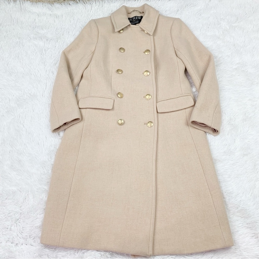 J. Crew Warwick topcoat in Italian stadium-cloth wool blend double breasted